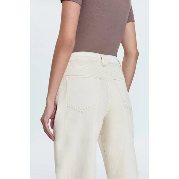 Pistola Eli High Rise Barrel Jean- Ecru - Picture 3 of 4